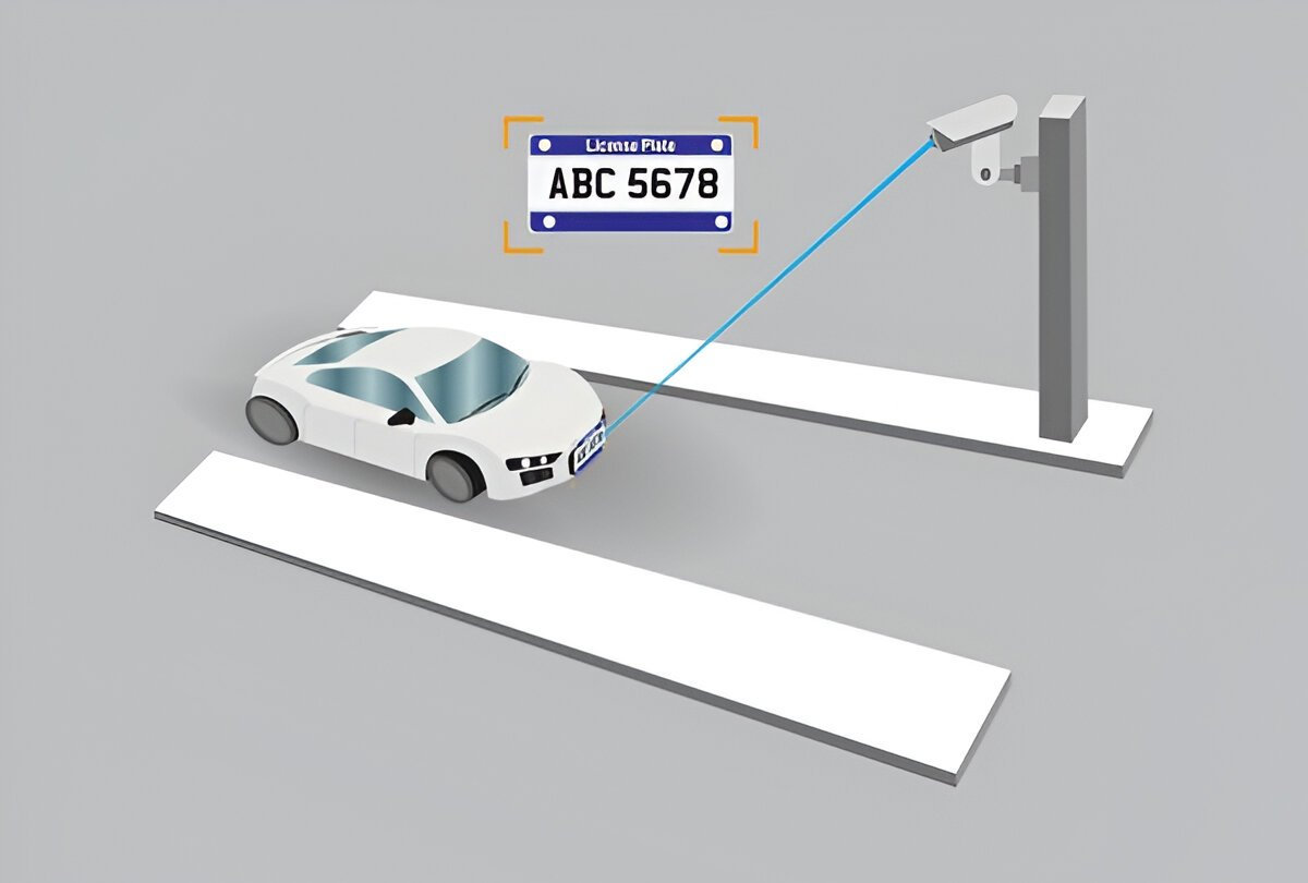 Demo af ANPR-parkering